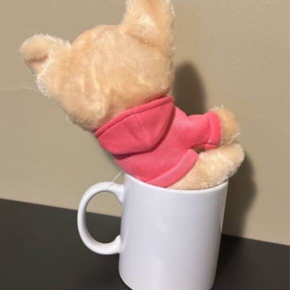 NEW “Chasing Toddlers Is My Cardio” Coffee Mug & Plush Pup Gift Set - Picture 7 of 9